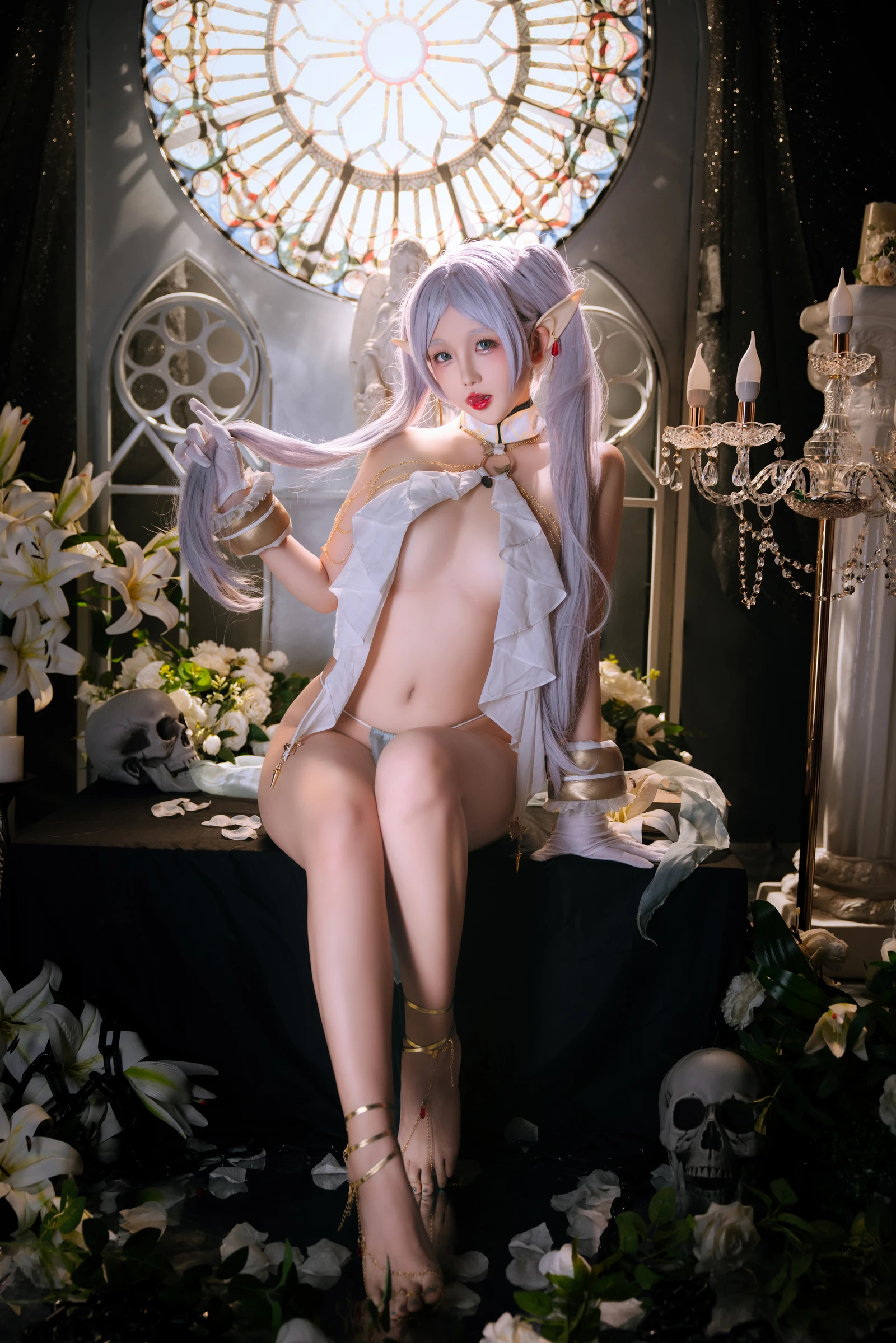 图片[5]-Cosplay日奈娇 芙莉莲 圣光版 131P-COS世界